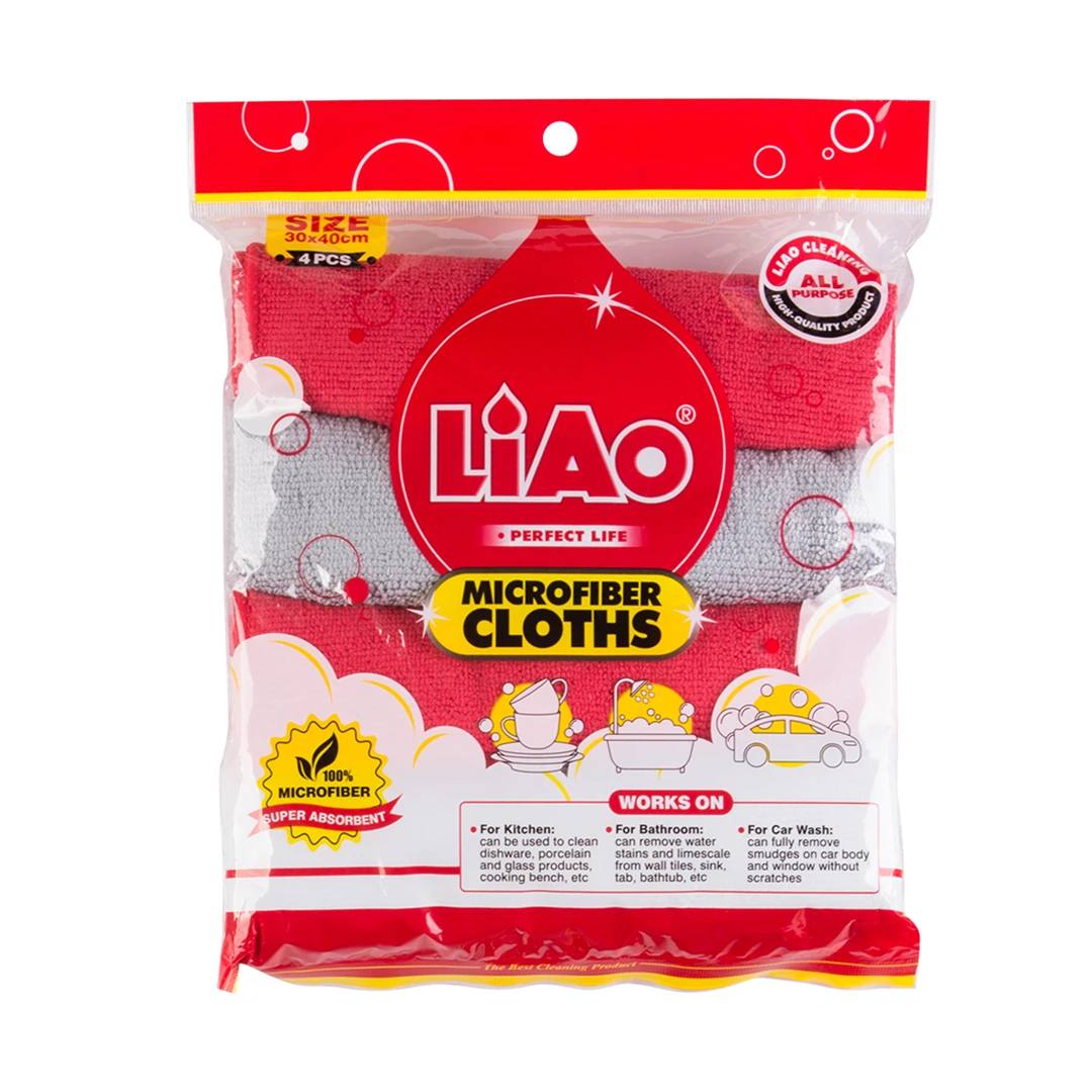 Lot 4 Chiffons Microfibre Premium